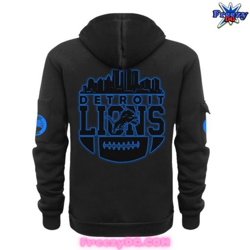 Detroit Lions Back In Black NFL Limited New Hoodie