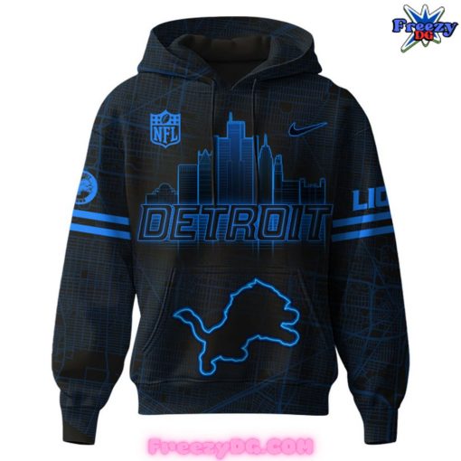 Detroit Lions Back In Black NFL Special Edition Hoodie