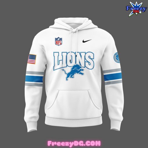 Detroit Lions Firefighter Appreciation White Hoodie