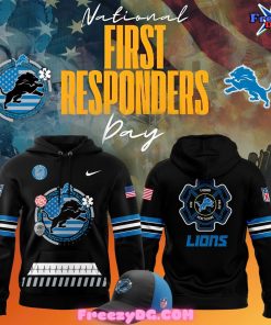 Detroit Lions National First Responders Day Edition Hoodie