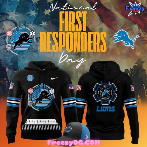 Detroit Lions National First Responders Day Edition Hoodie