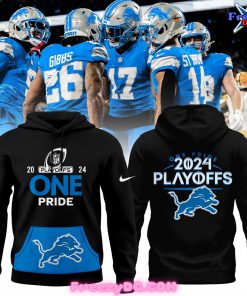 Detroit Lions One Pride Playoffs 2024 Hoodie