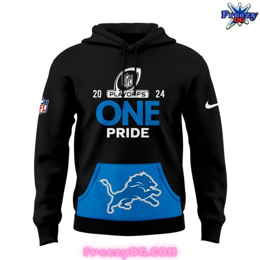 Detroit Lions One Pride Playoffs 2024 Hoodie