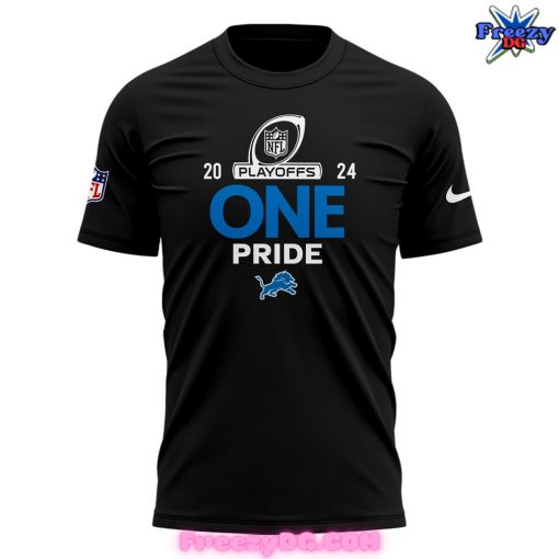 Detroit Lions One Pride Playoffs 2024 T-Shirt