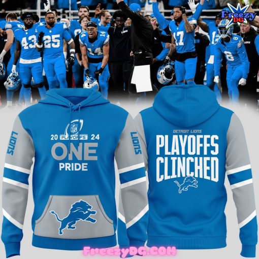 Detroit Lions One Pride Playoffs 2024 Special Hoodie