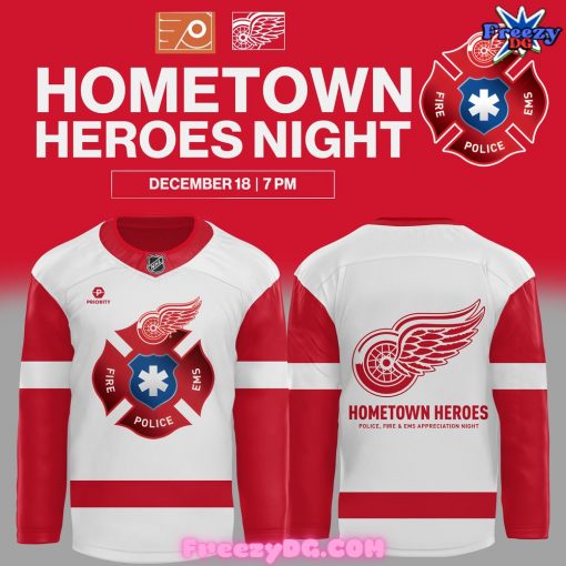 Detroit Red Wings Hometown Heroes Hockey Jersey