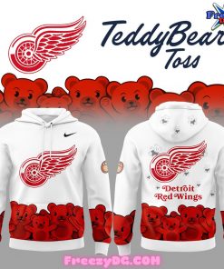 Detroit Red Wings Teddy Bear Toss Hoodie