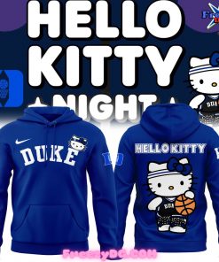 Duke Blue Devils x Hello Kitty Blue Hoodie