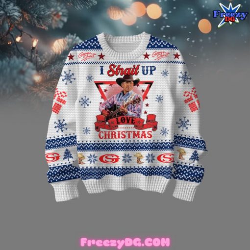 George Strait Jesus Christmas Special Ugly Sweater