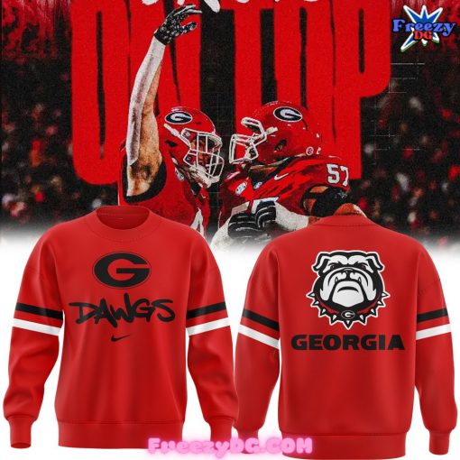 Georgia Bulldog Dawgs Special 2024 Red Sweatshirt