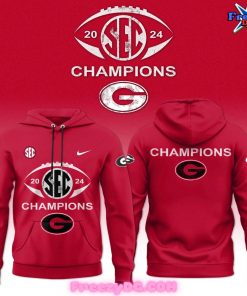 Georgia Bulldogs Nike Conference Champions 2024 Hoodie