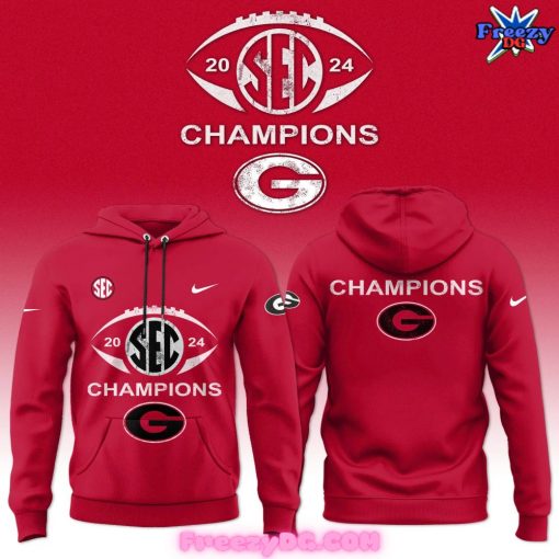 Georgia Bulldogs Nike Conference Champions 2024 Hoodie