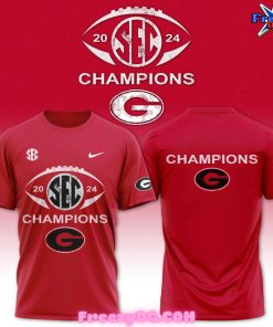 Georgia Bulldogs Nike Conference Champions 2024 T-Shirt