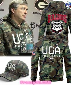 Georgia Bulldogs Salute to Service 2024 Camo Hoodie