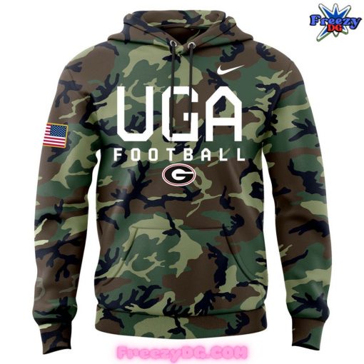 Georgia Bulldogs Salute to Service 2024 Camo Hoodie