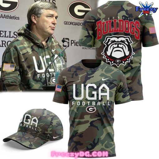 Georgia Bulldogs Salute to Service 2024 Camo T-Shirt