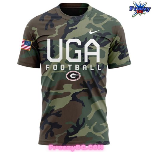 Georgia Bulldogs Salute to Service 2024 Camo T-Shirt