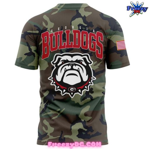 Georgia Bulldogs Salute to Service 2024 Camo T-Shirt