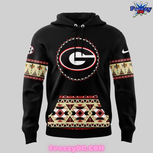 Georgia Bulldogs Football Native American Heritage Hoodie