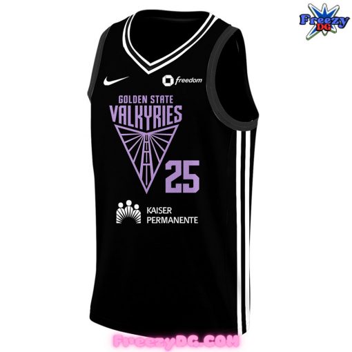 Golden State Valkyries 2025 Black Basketball Jersey