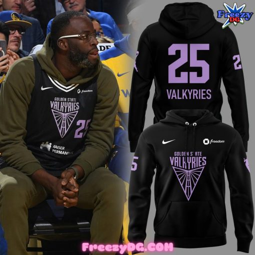 Golden State Valkyries 2025 Black Hoodie