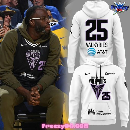 Golden State Valkyries 2025 White Hoodie