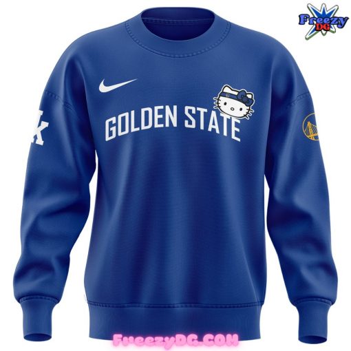 Golden State Warriors x Hello Kitty Blue Sweatshirt