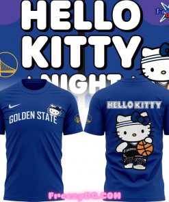 Golden State Warriors x Hello Kitty Blue T-Shirt