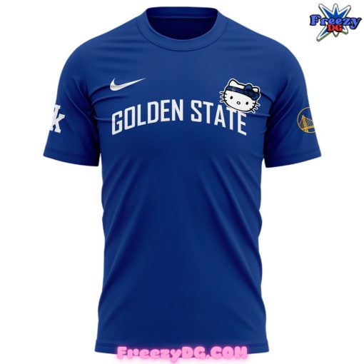 Golden State Warriors x Hello Kitty Blue T-Shirt