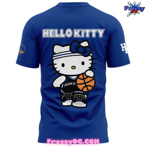 Golden State Warriors x Hello Kitty Blue T-Shirt