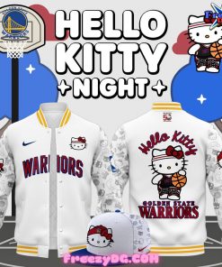 Golden State Warriors x Hello Kitty White Sweatshirt