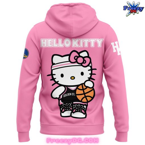 Golden State Warriors x Hello Kitty Pink Hoodie