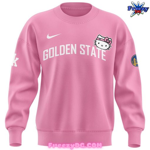 Golden State Warriors x Hello Kitty Pink Sweatshirt