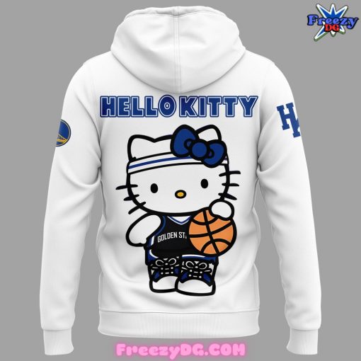 Golden State Warriors x Hello Kitty White Hoodie