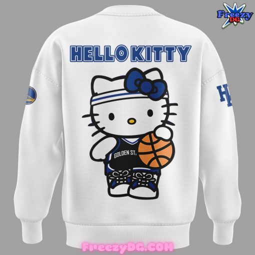 Golden State Warriors x Hello Kitty White Sweatshirt