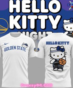 Golden State Warriors x Hello Kitty White T-Shirt