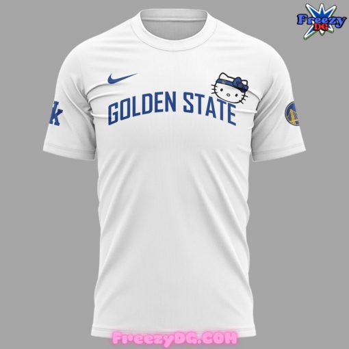 Golden State Warriors x Hello Kitty White T-Shirt