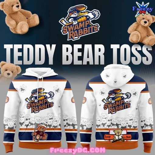 Greenville Swamp Rabbits Teddy Bear Toss Hoodie