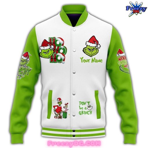 The Grinch Custom Limited Edition Baseball Jacket