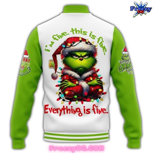 The Grinch Custom Limited Edition Baseball Jacket