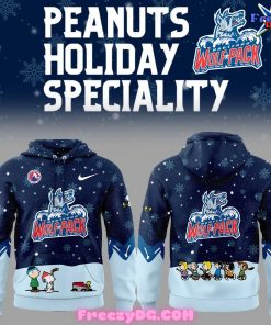 Hartford Wolf Pack Peanuts Holiday Speciality Hoodie