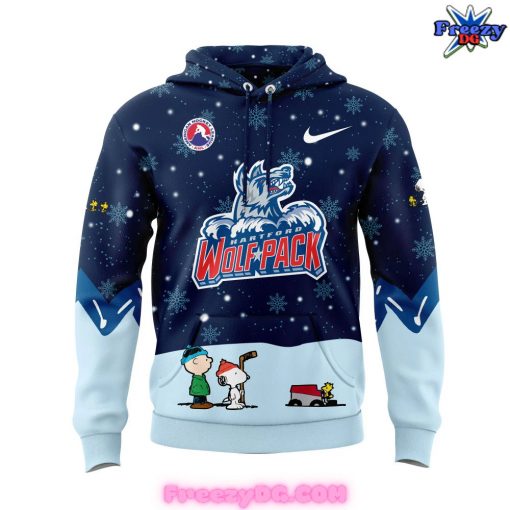 Hartford Wolf Pack Peanuts Holiday Speciality Hoodie