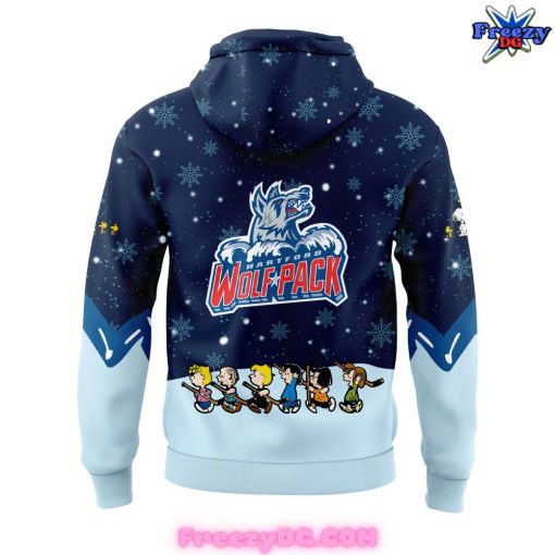 Hartford Wolf Pack Peanuts Holiday Speciality Hoodie