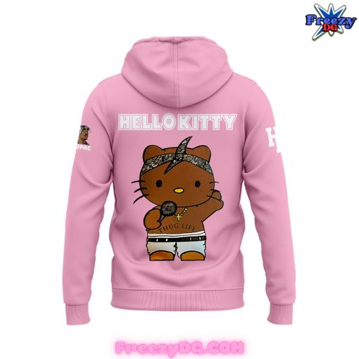 Hello Kitty Collab Tupac Shakur Edition Pink Hoodie