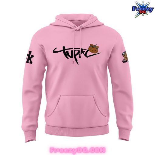 Hello Kitty Collab Tupac Shakur Special Pink Hoodie