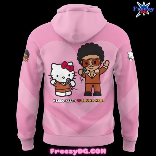 Hello Kitty x Bruno Mars Limited Edition Pink Hoodie