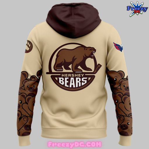 Hershey Bears Hockey Team Caramel Beige Hoodie