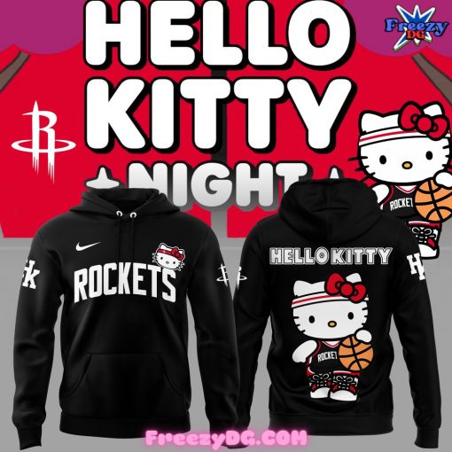 Houston Rockets x Hello Kitty Black Hoodie