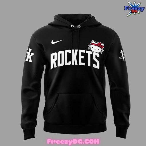 Houston Rockets x Hello Kitty Black Hoodie