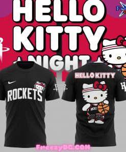 Houston Rockets x Hello Kitty Black T-Shirt